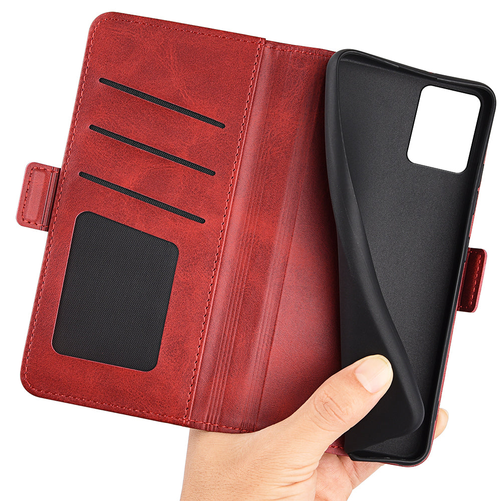 Smartphone Case For Motorola Moto G73 5G Calf Texture PU Leather Wallet Stand Anti-fall Phone Cover Smartphone Case For Motorola Moto G73 5G Calf Texture PU Leather Wallet Stand Anti-fall Phone Cover